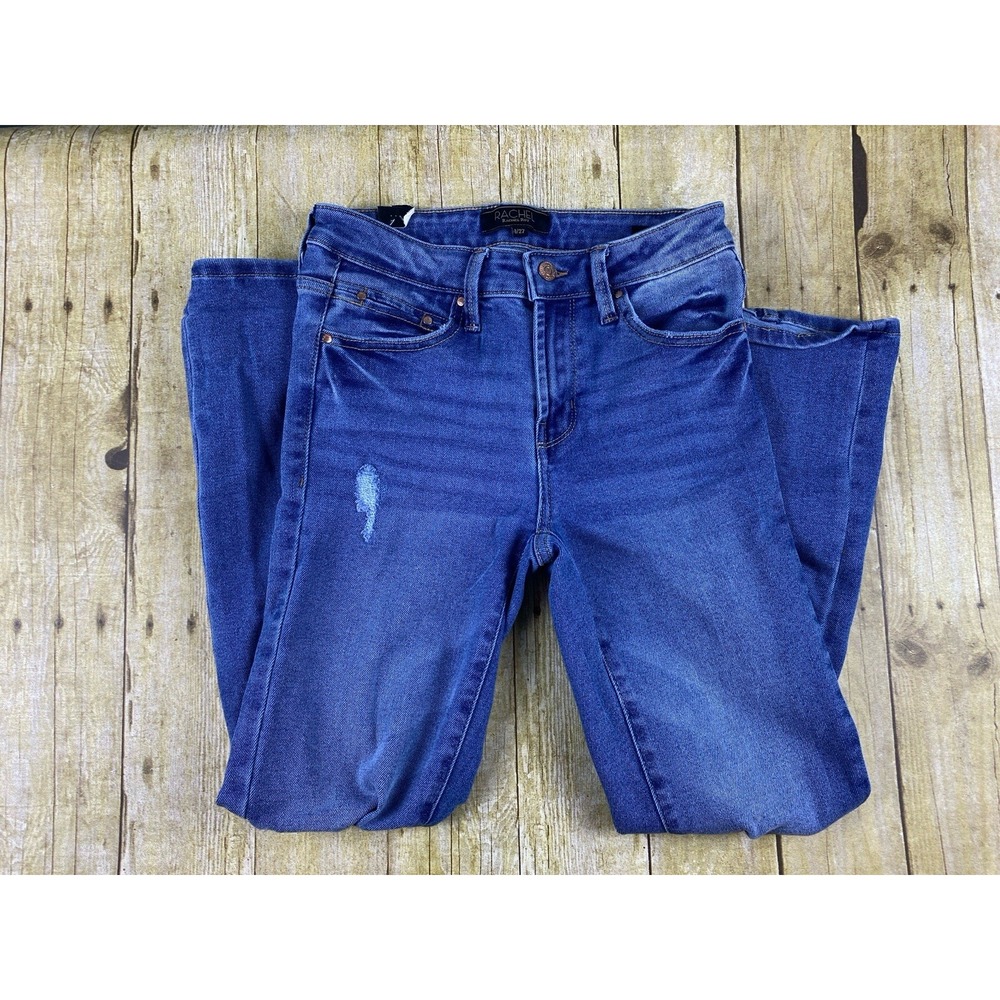 Rachel Roy Distressed Medium Wash Jeans Women's Size 4/27‎ New